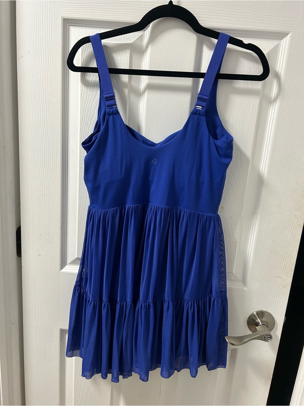 Women's Royal Blue Tiered Blogilates L - Picture 2 of 5